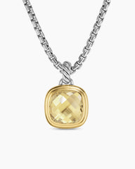 Albion® Pendant in Sterling Silver with 18K Yellow Gold and Champagne Citrine, 11mm