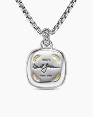 Albion® Pendant in Sterling Silver with 18K Yellow Gold and Champagne Citrine, 15mm