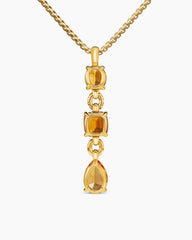Marbella Y Pendant in 18K Yellow Gold with Citrine and Madeira Citrine, 57.8mm