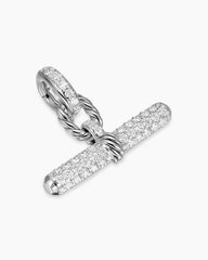 DY Madison® Toggle Pendant in Sterling Silver with Diamonds, 20.2mm