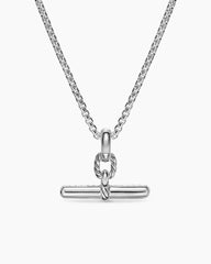 DY Madison® Toggle Pendant in Sterling Silver with Diamonds, 20.2mm