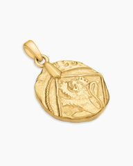 Shipwreck Coin Amulet in 18K Yellow Gold, 28.4mm