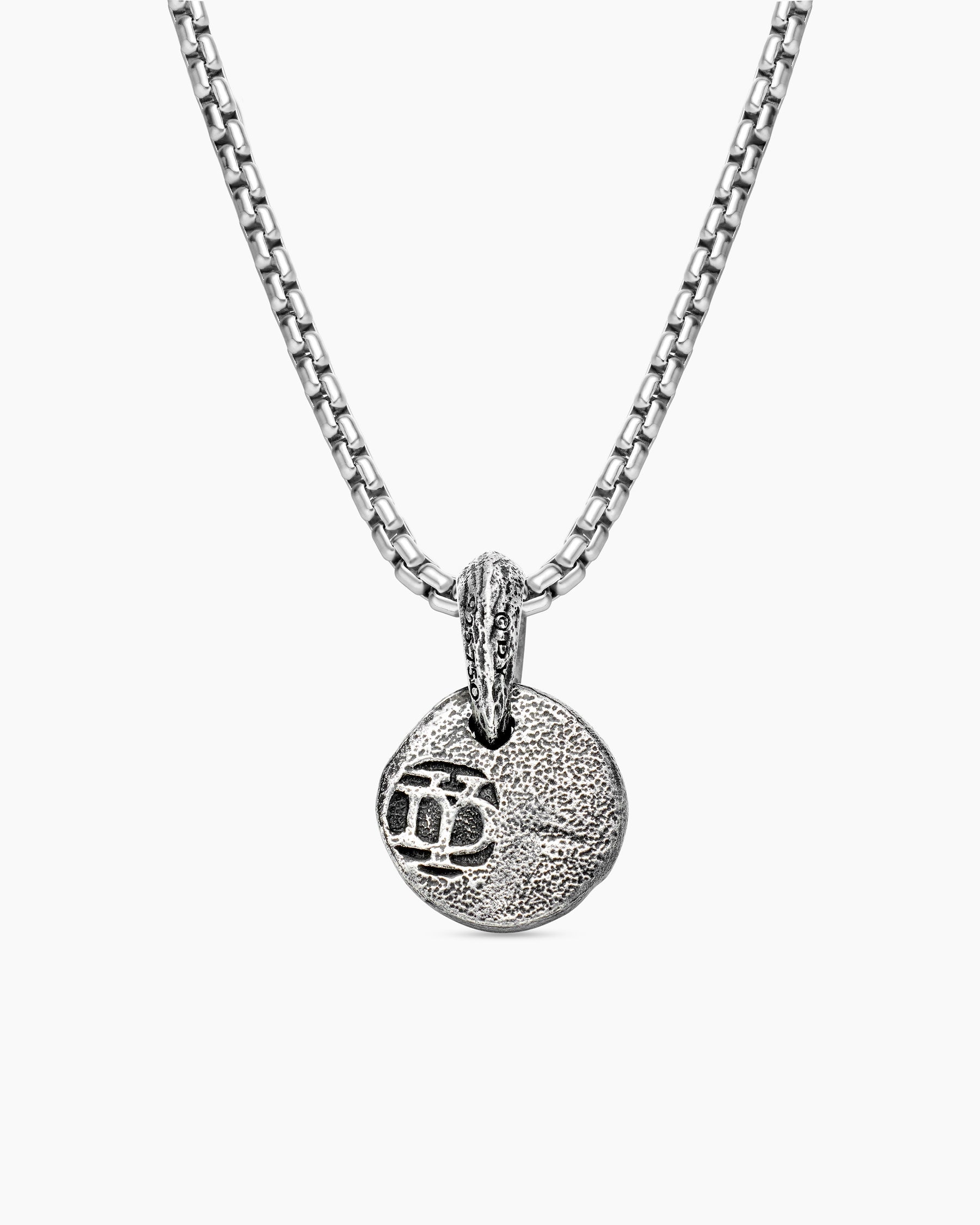 Shipwreck Coin Amulet in Sterling Silver with 18K Yellow Gold, 10.5mm