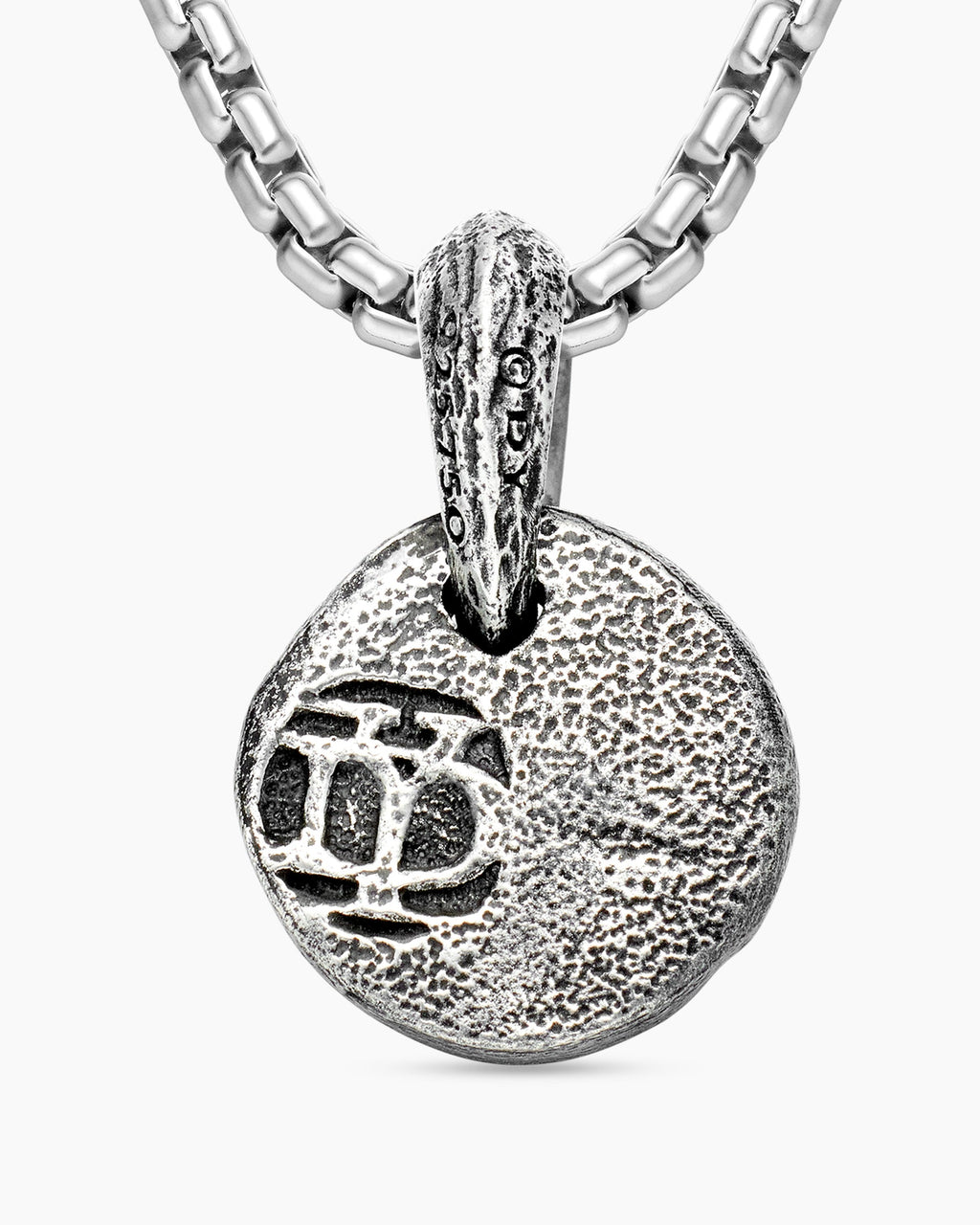 Shipwreck Coin Amulet in Sterling Silver with 18K Yellow Gold, 10.5mm