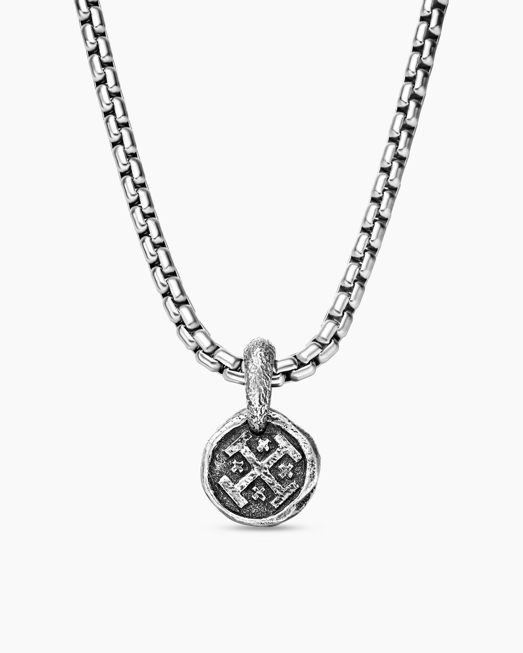 Shipwreck Coin Amulet in Sterling Silver, 10.5mm