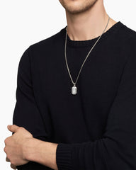 Streamline® Amulet in Sterling Silver with Diamonds, 22mm