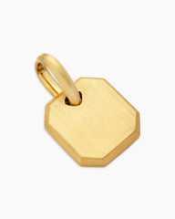 Octagonal Amulet in 18K Yellow Gold, 15mm