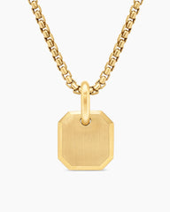 Octagonal Amulet in 18K Yellow Gold, 15mm