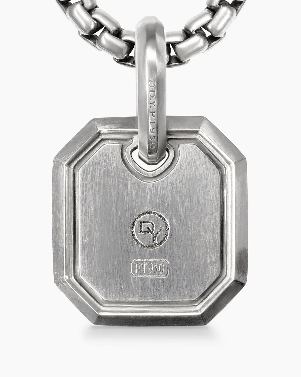 Octagonal Amulet in Platinum, 15mm