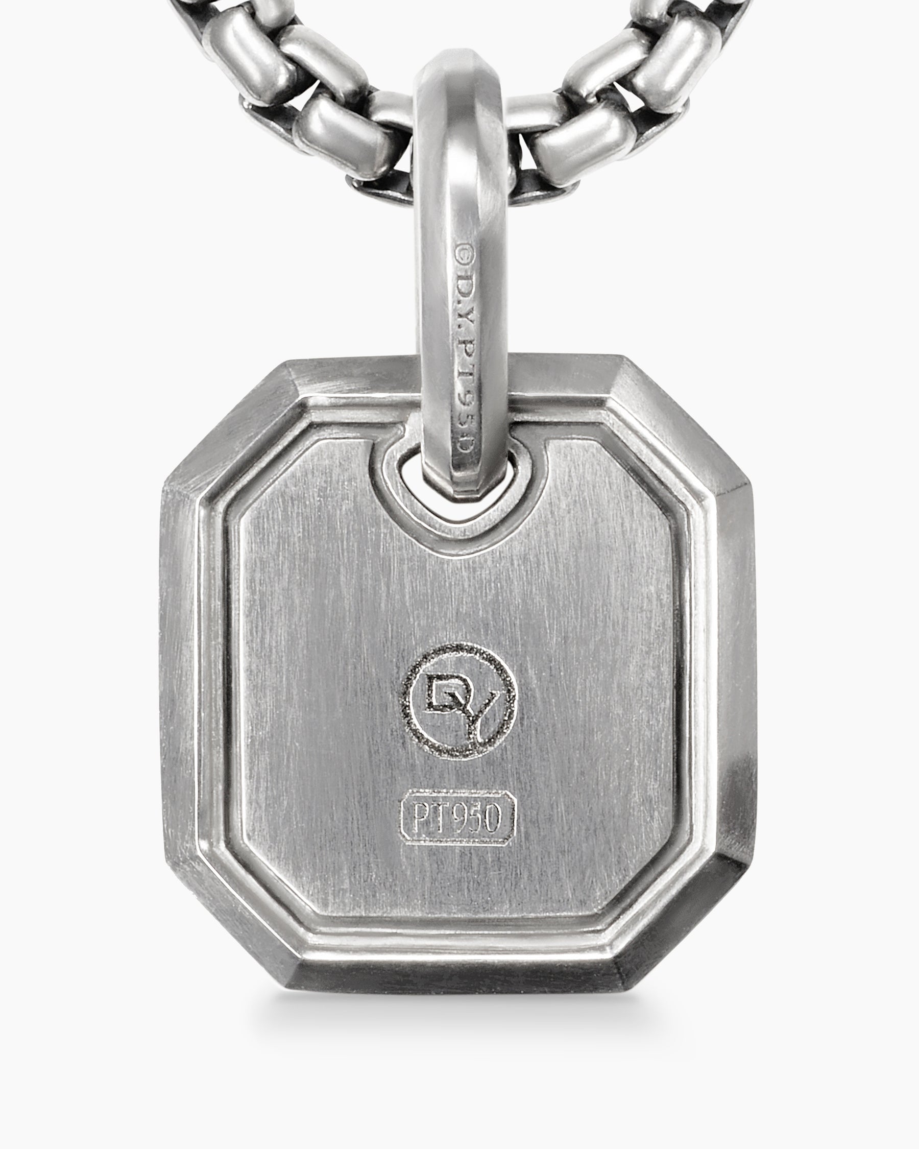 Octagonal Amulet in Platinum, 15mm