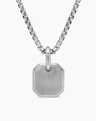 Octagonal Amulet in Platinum, 15mm
