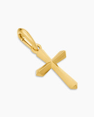 Cross Amulet in 18K Yellow Gold, 19mm