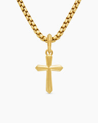Cross Amulet in 18K Yellow Gold, 19mm