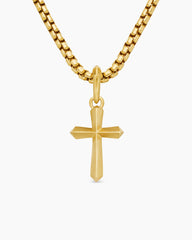 Cross Amulet in 18K Yellow Gold, 19mm