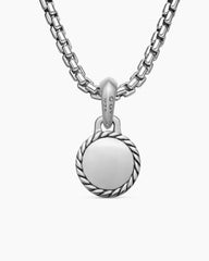 Evil Eye Amulet in Sterling Silver with Lapis, 14.5mm