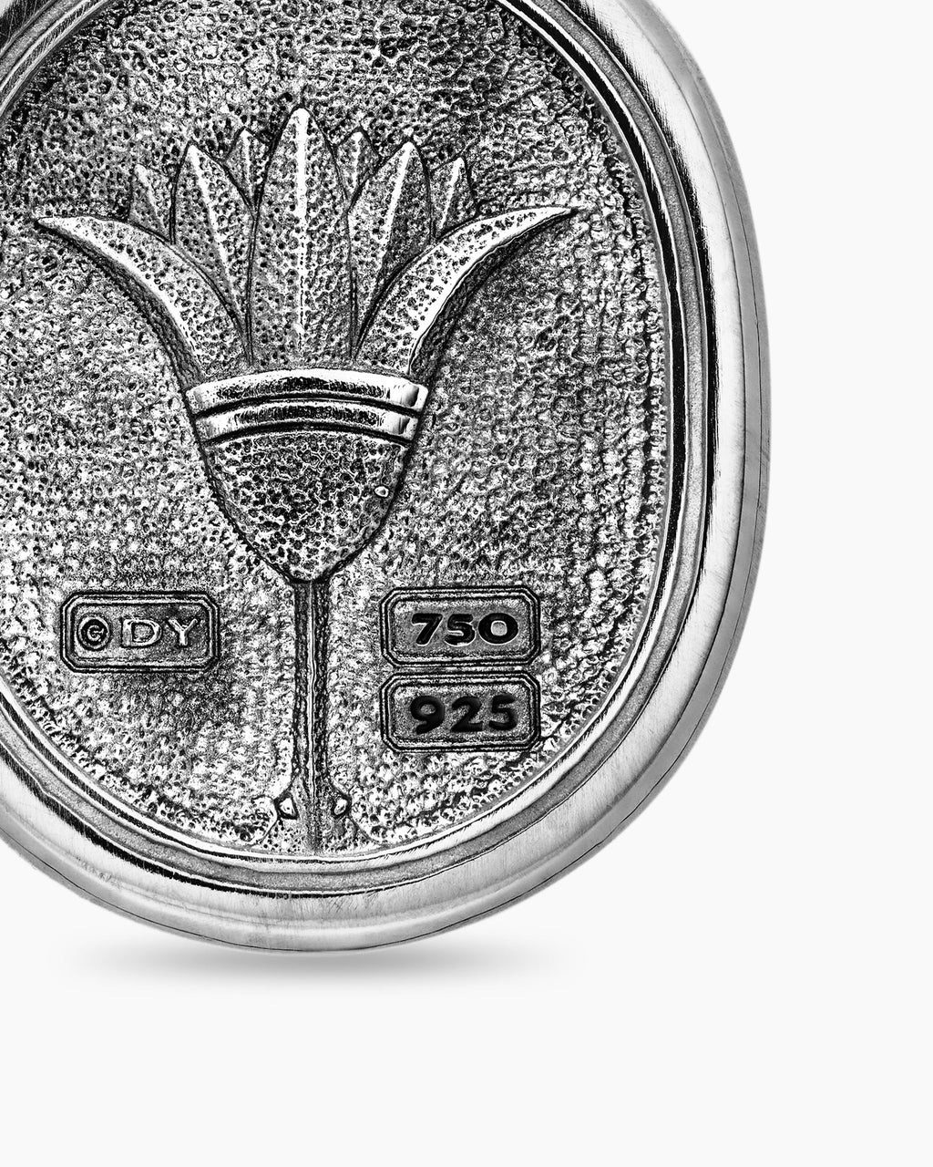 Petrvs® Scarab Amulet in Sterling Silver with 18K Yellow Gold, 24mm