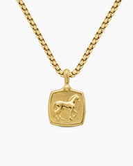 Petrvs® Horse Amulet in 18K Yellow Gold, 19mm