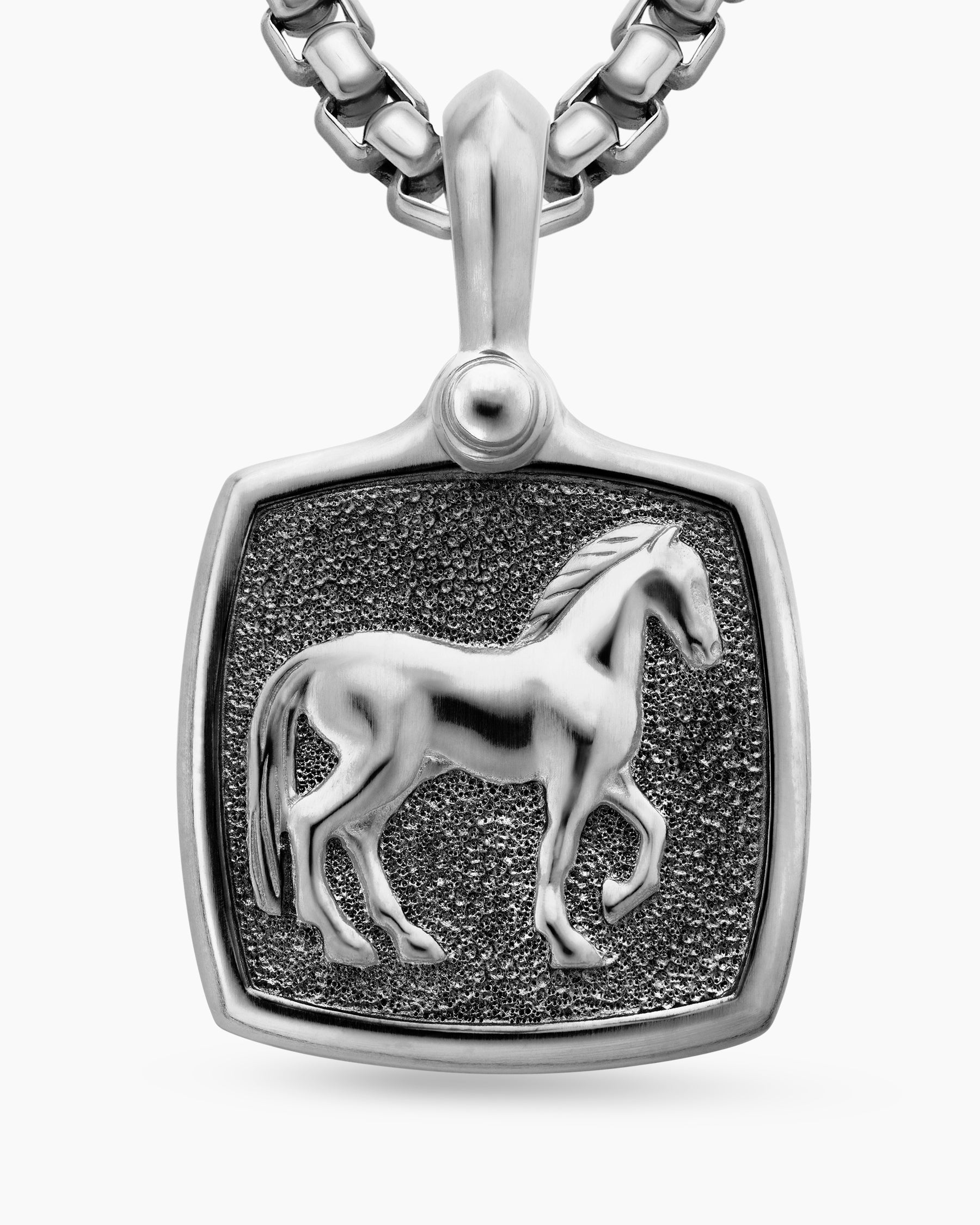 Petrvs® Horse Amulet in Sterling Silver, 19mm
