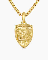 St. Michael Amulet in 18K Yellow Gold, 26mm