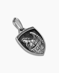 St. Michael Amulet in Sterling Silver, 26mm