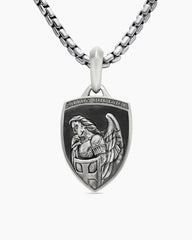 St. Michael Amulet in Sterling Silver, 26mm