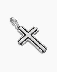 Cross Pendant in Sterling Silver, 34mm