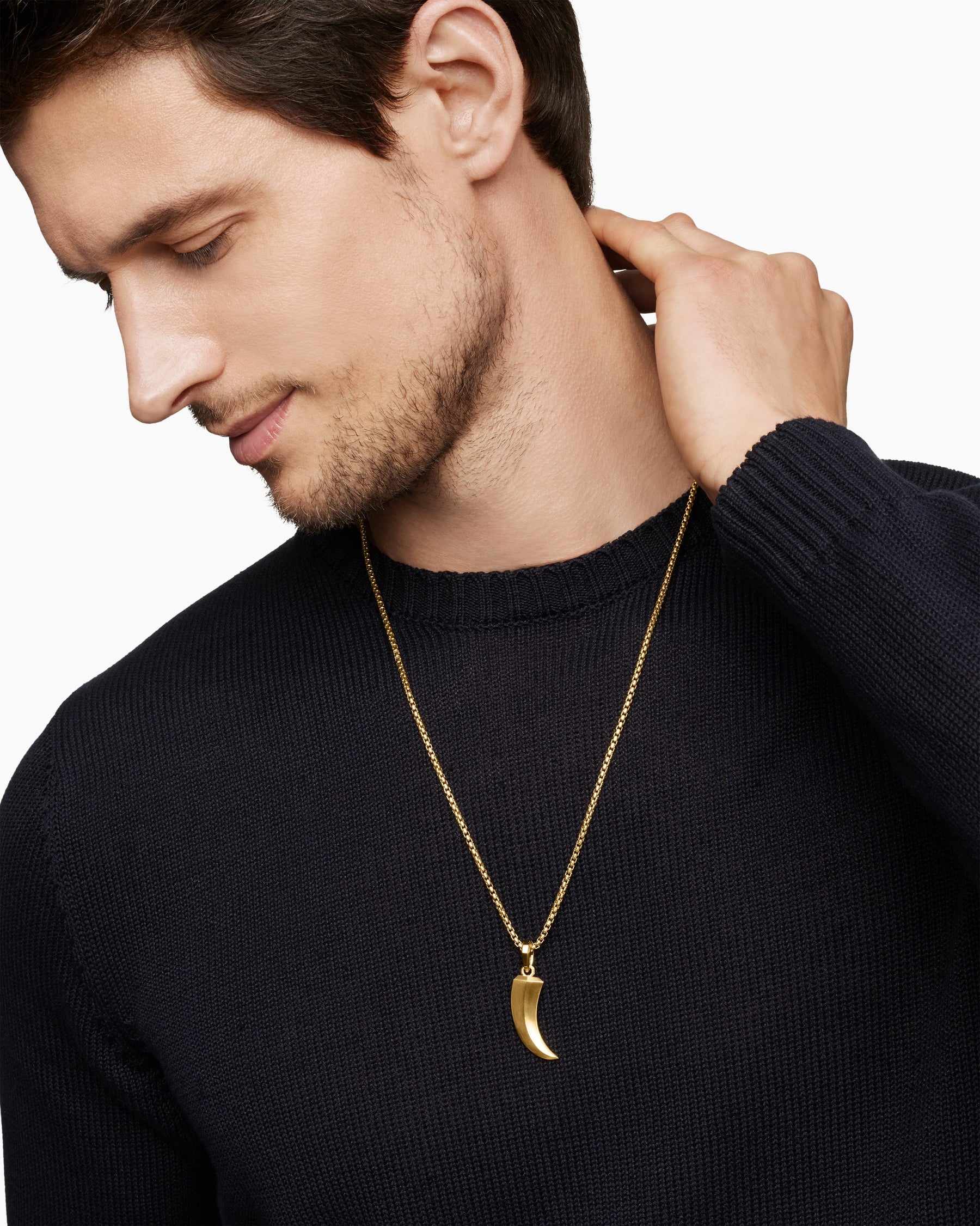 Claw Amulet in 18K Yellow Gold, 30mm