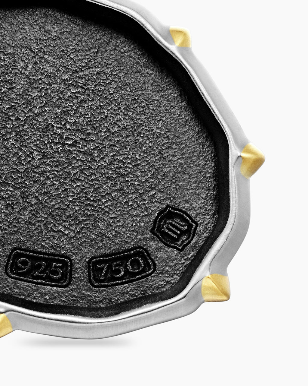 Scorpio Amulet in Sterling Silver with 18K Yellow Gold, 23mm