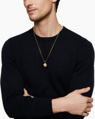 Pisces Amulet in 18K Yellow Gold, 17mm