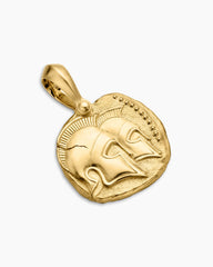 Gemini Amulet in 18K Yellow Gold, 17mm