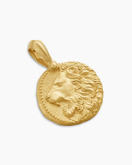 Leo Amulet in 18K Yellow Gold, 17mm