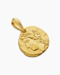 Virgo Amulet in 18K Yellow Gold, 17mm