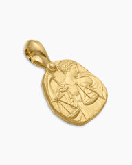 Libra Amulet in 18K Yellow Gold, 17mm