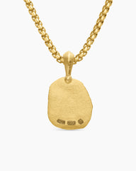 Libra Amulet in 18K Yellow Gold, 17mm