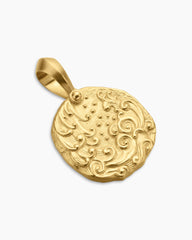 Aquarius Amulet in 18K Yellow Gold, 17mm