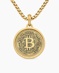 Currency Duality Amulet in 18K Yellow Gold, 24mm