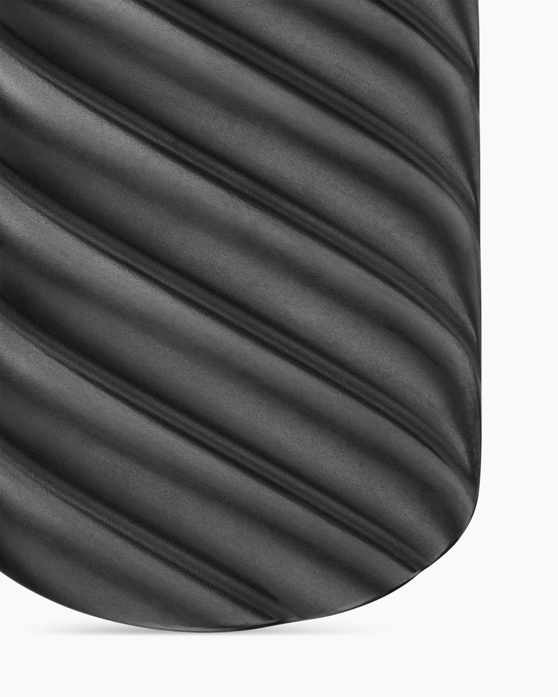 Sculpted Cable Tag in Black Titanium, 42mm