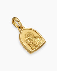 St. Anthony Amulet in 18K Yellow Gold, 21.8mm