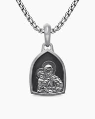 St. Anthony Amulet in Sterling Silver, 21.8mm