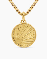 Storm Duality Amulet in 18K Yellow Gold, 23.6mm
