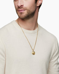 Storm Duality Amulet in 18K Yellow Gold, 23.6mm