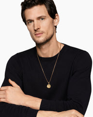 Dragon Amulet in 18K Yellow Gold, 21mm