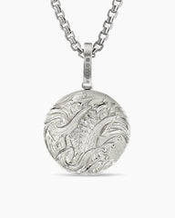 Dragon Amulet in Sterling Silver, 21mm