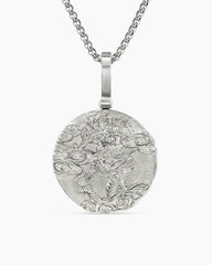 Dragon Amulet in Sterling Silver, 21mm