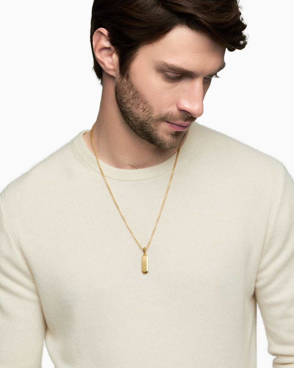 Streamline® Amulet in 18K Yellow Gold, 28mm