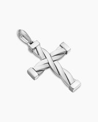 DY Helios™ Cross Pendant in Sterling Silver, 36mm