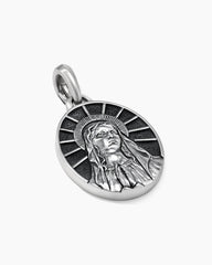 Mary Amulet in Sterling Silver, 20mm