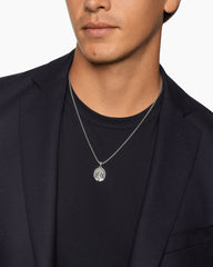 Mary Amulet in Sterling Silver, 20mm