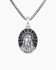 Mary Amulet in Sterling Silver, 20mm