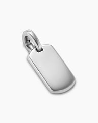 Chevron Tag in Sterling Silver, 21mm